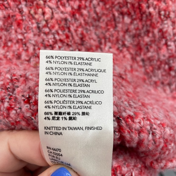 Free People Bff Cowl Neck Speckled Long Sleeve Oversized Soft Sweater - Picture 7 of 7